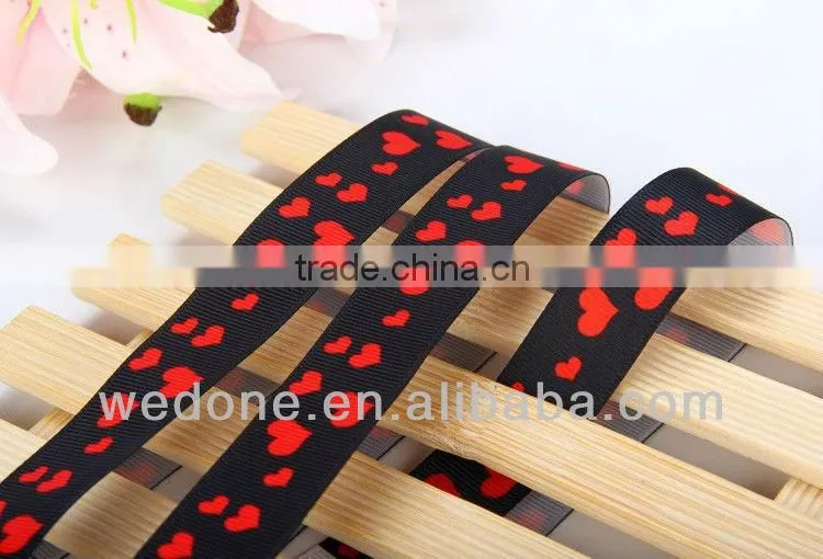 Printed Grosgrain Ribbon for Wedding Gift Wholesale