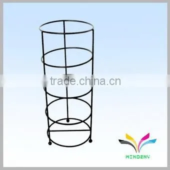 High quality hot sale customized 4 tiers removable metal bathroom shelf