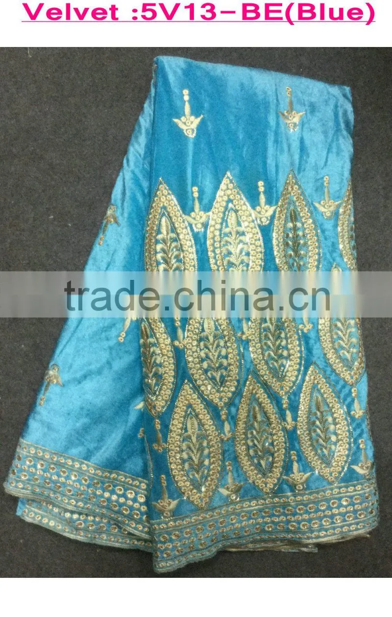 Velvet sexy dress for evening dress fabric korean velvet