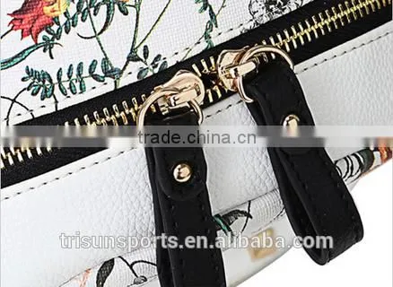 wholesale small colleague school leather backpacks bag for girls outside