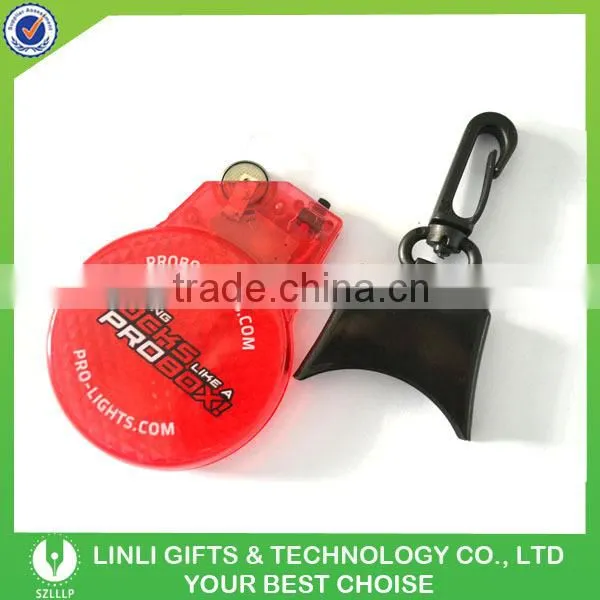 Customized Logo Keychain Reflector Flashing In The Dark