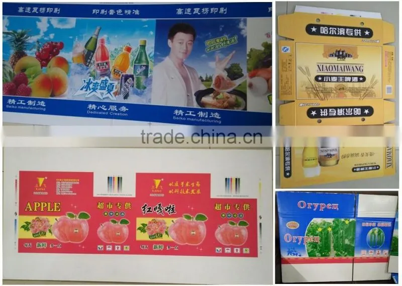 good quality corrugated box printing slotter die cutter with stacker machine