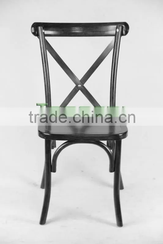 China Wholsale Wood Napoleon Cross Back Chairs