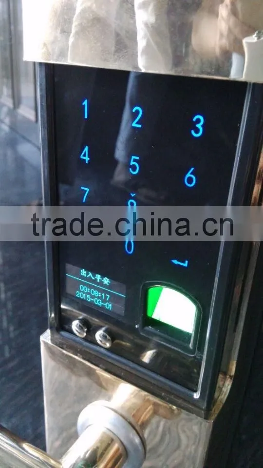 2015 Fingerprint identification combination lock