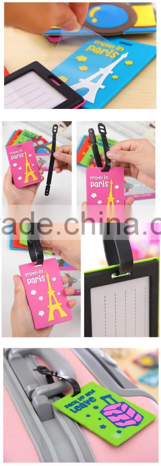 luggage tag pvc luggage tag plastic luggage tag