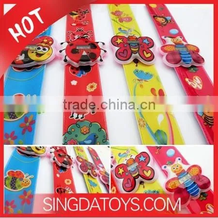 Nice Promotional Gifts for Girls G101-2 Cute Ladybug Slap Watch