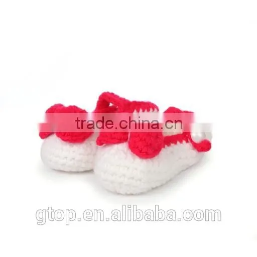 Wholesale Baby Handmade Crochet Shoes Supplier for 1-10 months old S-0010