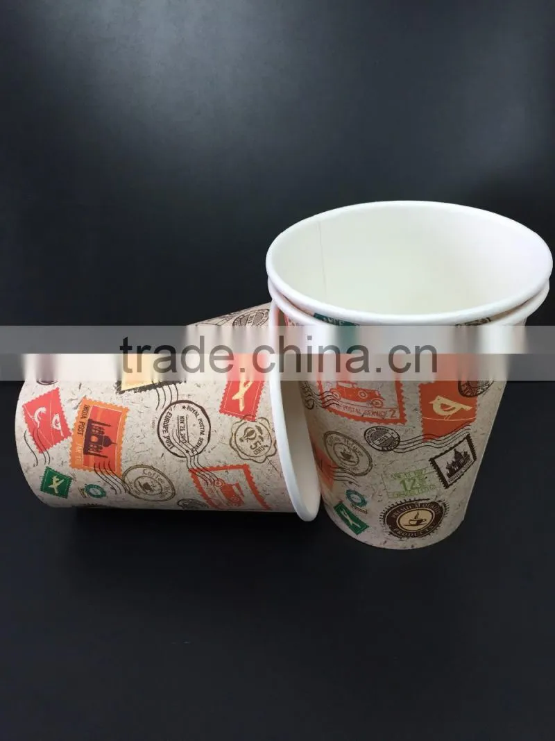disposable wholesale different size coffee paper cups