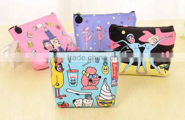 Promotion happy party PU leather coin purse with low price