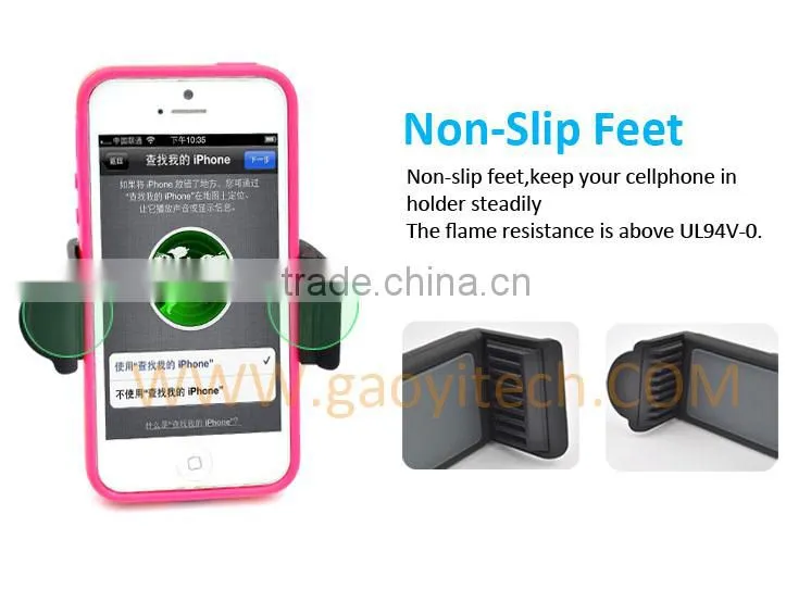 Alibaba in-car charger holder suitable for most smartphone factory price