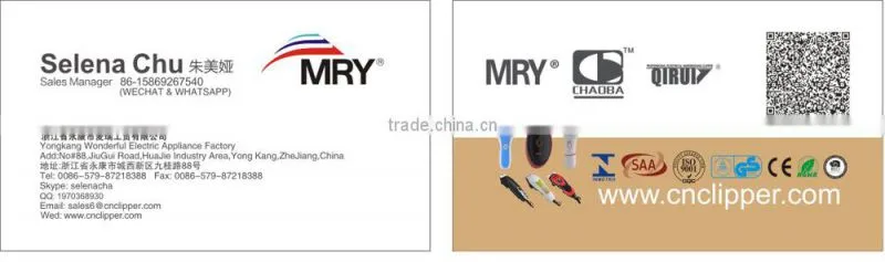 Waterproof Professional DC Motor Hair Clipper MR-601