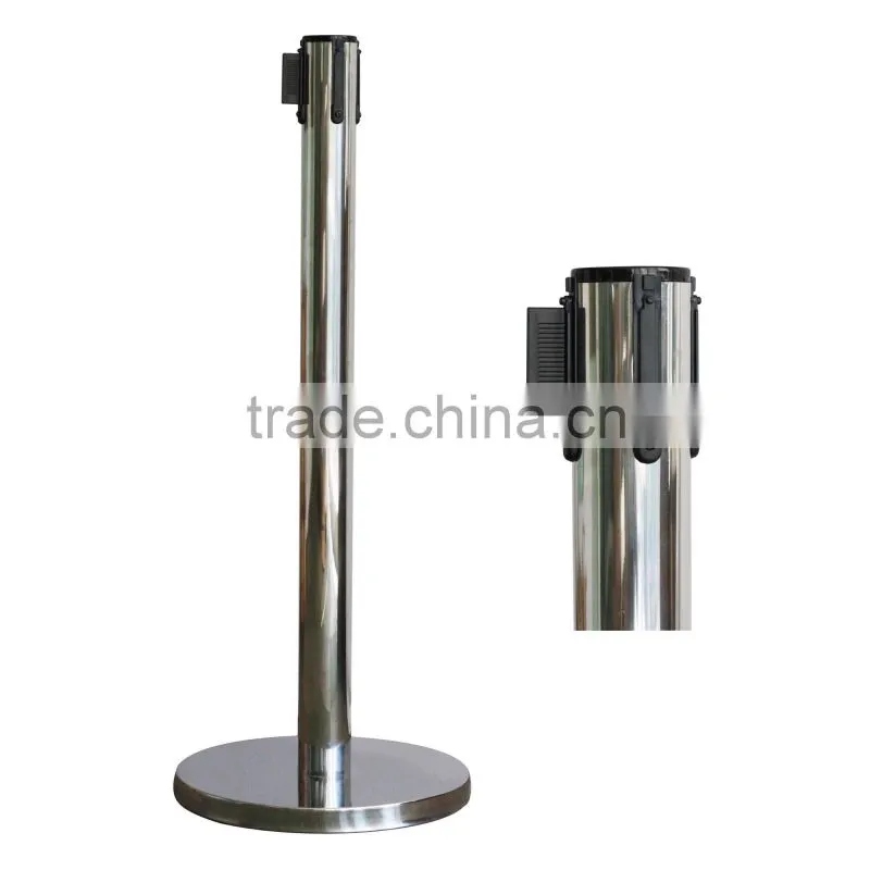 Retractable belt ,Crowd Control Post