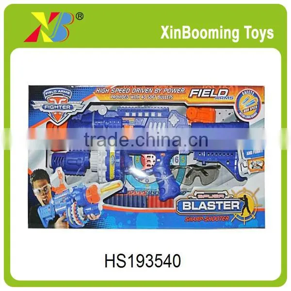Battery operated hign speed sharp shooter soft bullet gun refill 20pcs soft darts for toy gun