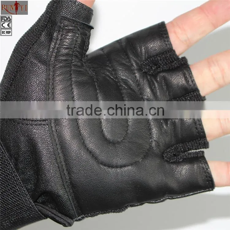 Men's Gym Wrist Wrap Gloves, Fitness Gloves, Workout Exercise Gloves