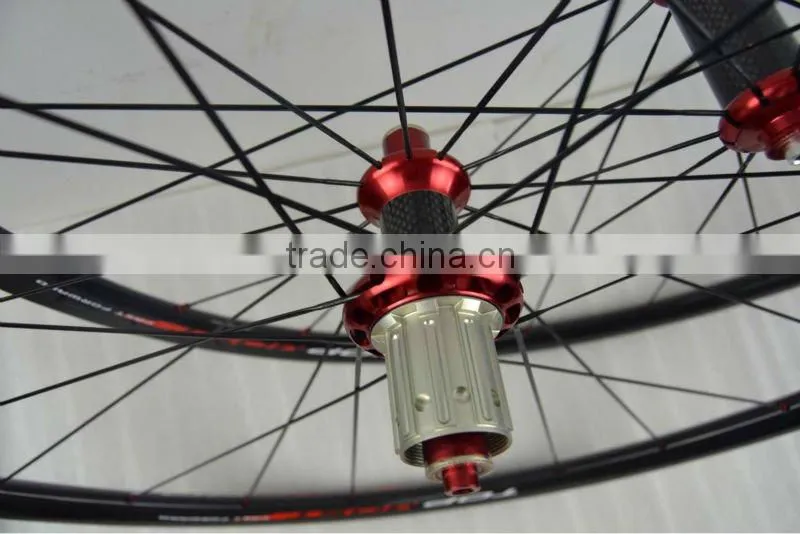 24mm tubular carbon road bike wheels