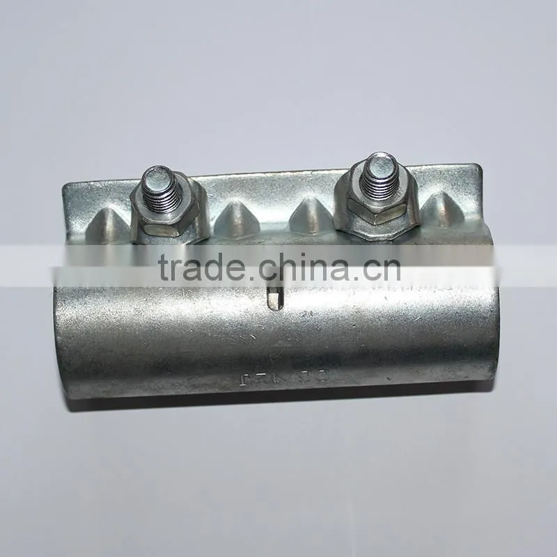 Scaffolding pressed sleeve clamp for construction