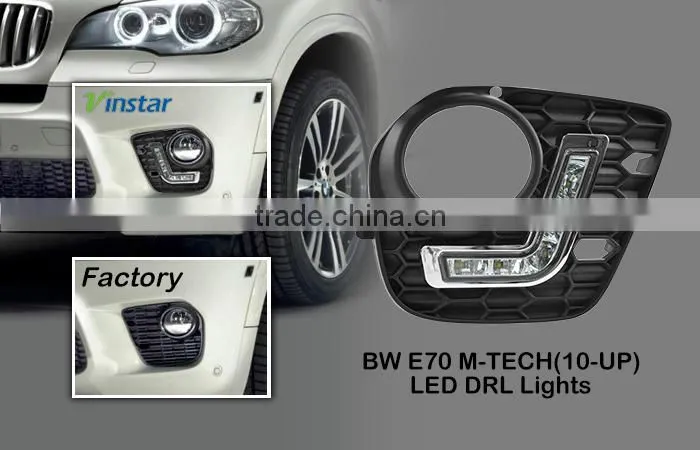 Vinstar CE ROHS Approved auto led drl lighting For BM W E70/X5 M-tech 11-13