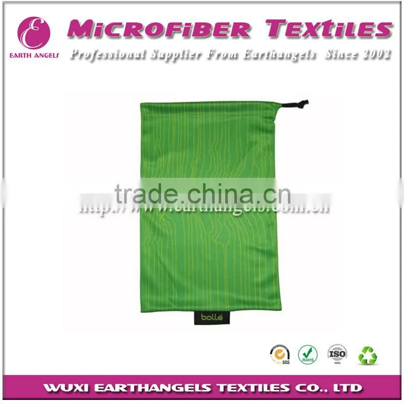 heat transfer printing microfiber drawstring ski bag