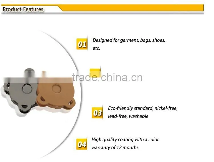 YX8650 Magnetic Button, Magnetic Snap Button, Magnetic Fastener