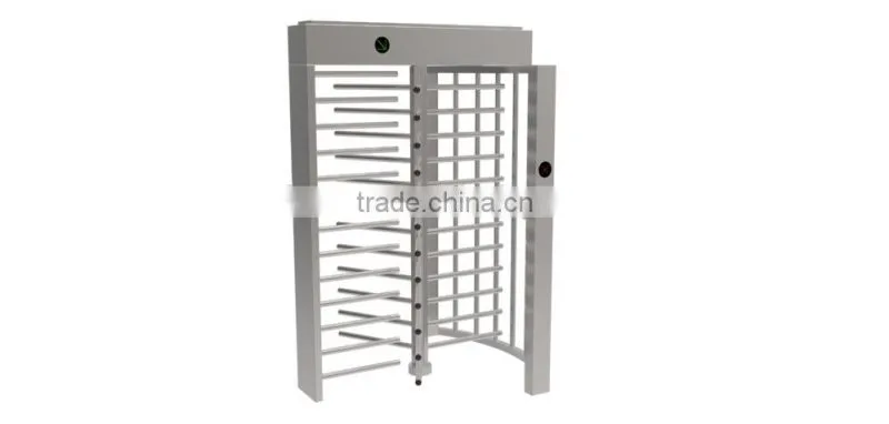Fingerprint Reader Double Entrance Automatic Full Height Turnstile