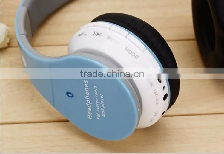 Adjustable Foldable Hands-free bluetooth 3.0 wireless headphone Over-ear Stereo Headphone Earphone