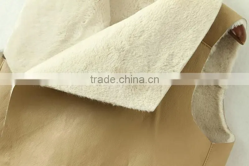 cheap china wholesale clothing collar frizzled feather vest