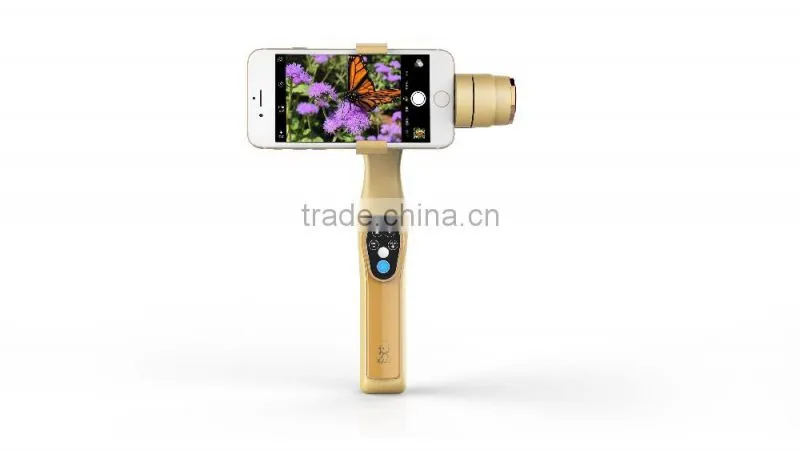 Multi-function 2 Axis Handheld Steady Gimbal PTZ Camera Mount for all Smart Phones within 5" Screen