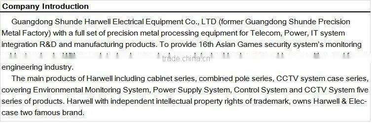 Harwell security monitoring CCTV camera mounted pole,galvanized steel pole