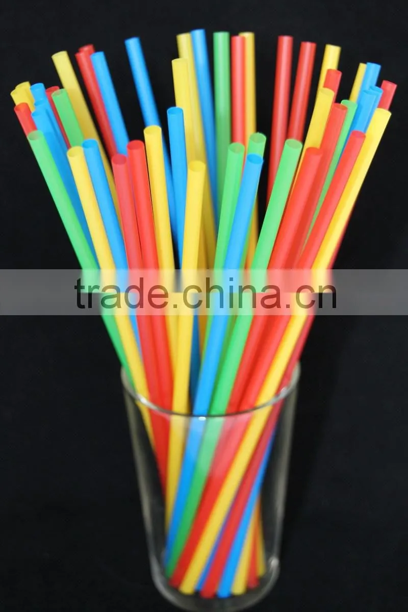disposable solid crazy folding art plastic drinking straw