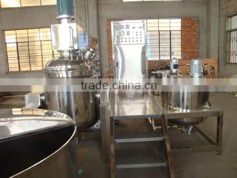 cosmetics vacuum homogenizing emulsification machine