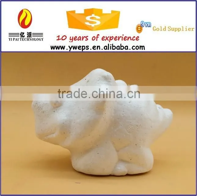 Yiwu wholesale styrofoam animal mold of mini plastic dinosaur for children DIY toy
