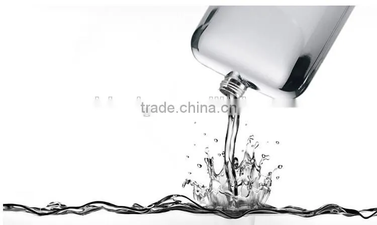 MINI 3d Customized empty stainless steel flagon/6oz cheap whole sale flagon /wine bottle for sales