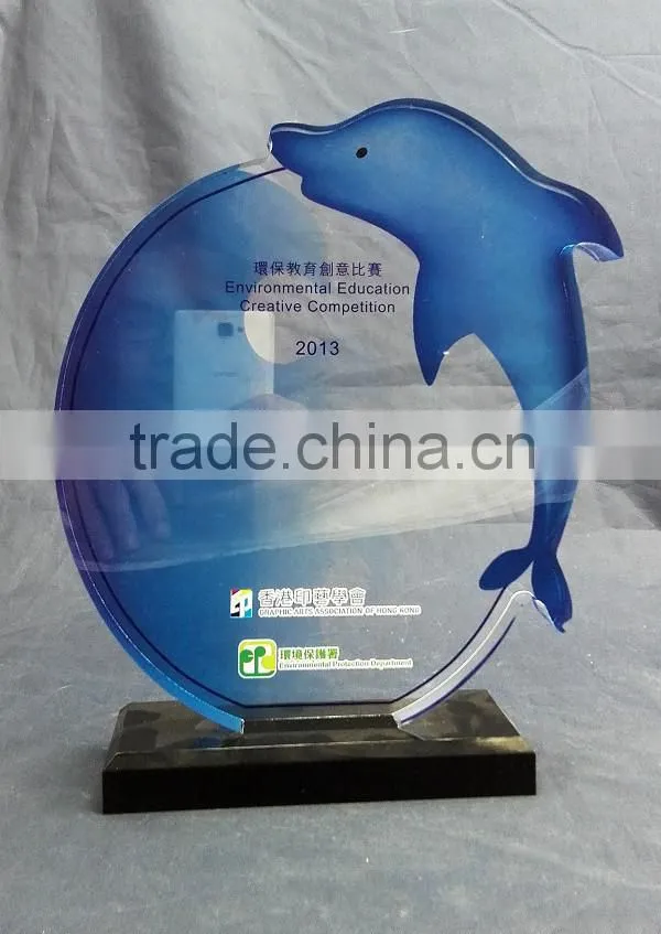 customized models acrylic trophy