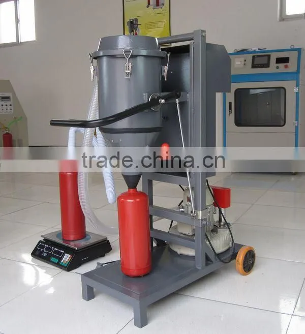 Fire extinguisher powder filling machine