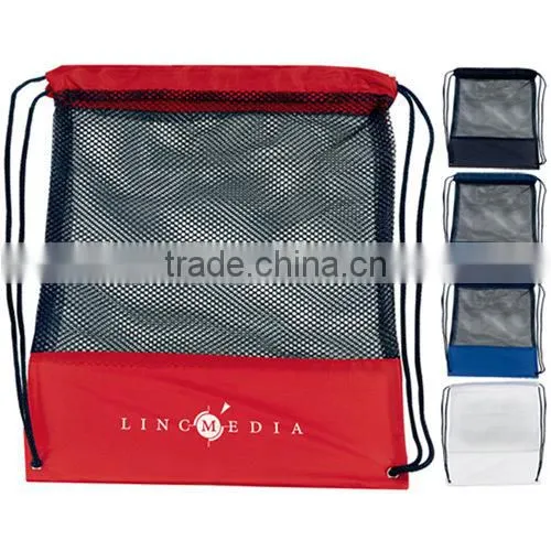 Top Range Customized Mesh Drawstring Backpack