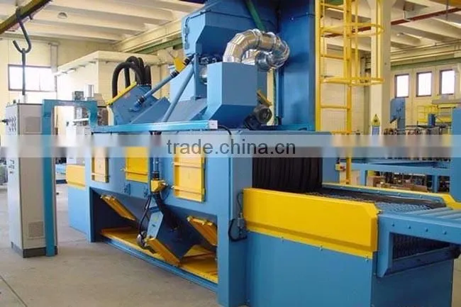 Wire mesh belt continuous shot blasting machines