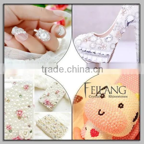 Feilang hot sale new style ceramic hotfix stone for nail art