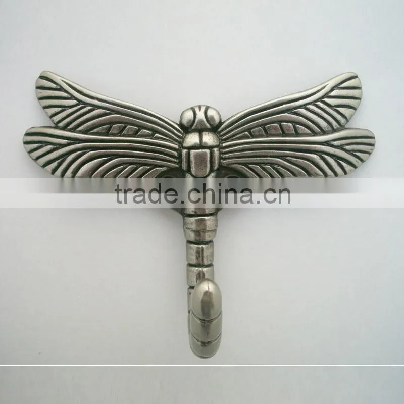 Zamak decorative wall mounted coat hook,wall hook