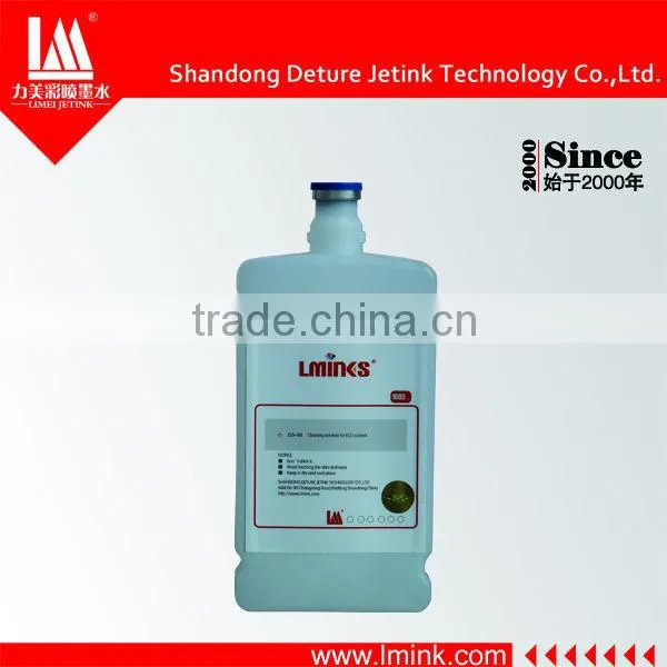 Cleaning solution, liquid cleaning flush for Solvent Printers ink solvent cleaning