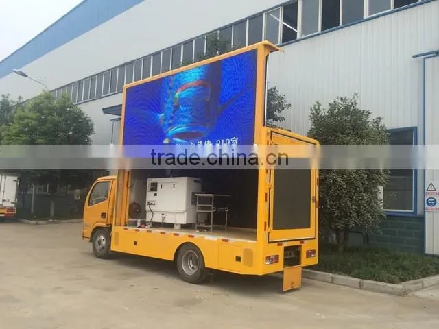 Factory price new design top sell P10 waterproof screen full color led advertising truck