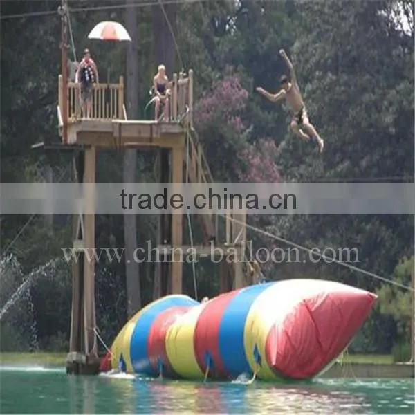 inflatable water blob jump, water toys blob 0.9mm pvc tarpaulin