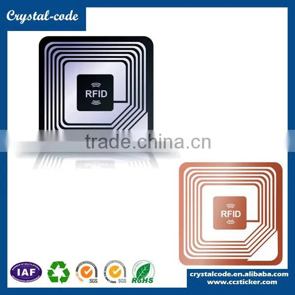 2015 high quality active 840~960MHz UHF blank RFID label