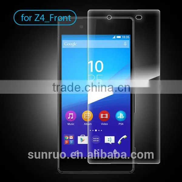 9H Anti-scratch waterproof explosion-proof premium tempered glass screen protector For Sony Z2/Z3/Z4