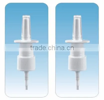 Plastic throat sprayer pump, oral sprayer pump
