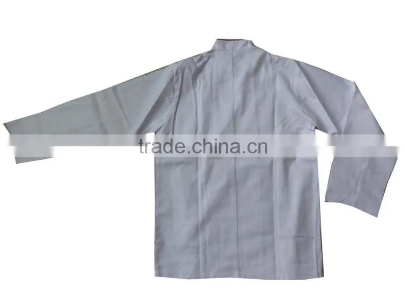 red piping buttons chef uniform,executive chef uniform