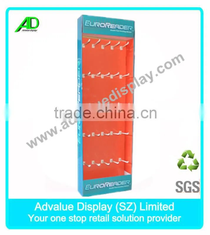 Customized Peg Cardboard Hooks Sidekick Display