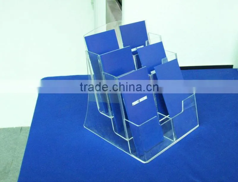 Acrylic literature display stands brochure holder