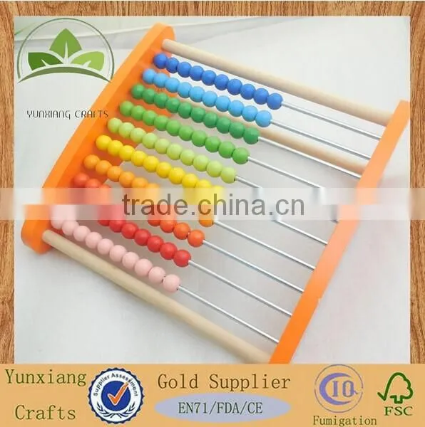 Wooden Bead Abacus Counting Frame Educational Maths Toy