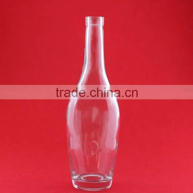 Good quality printing flower bottles fancy wildesd turkeyleg bottles 700ml empty liqueur bottles