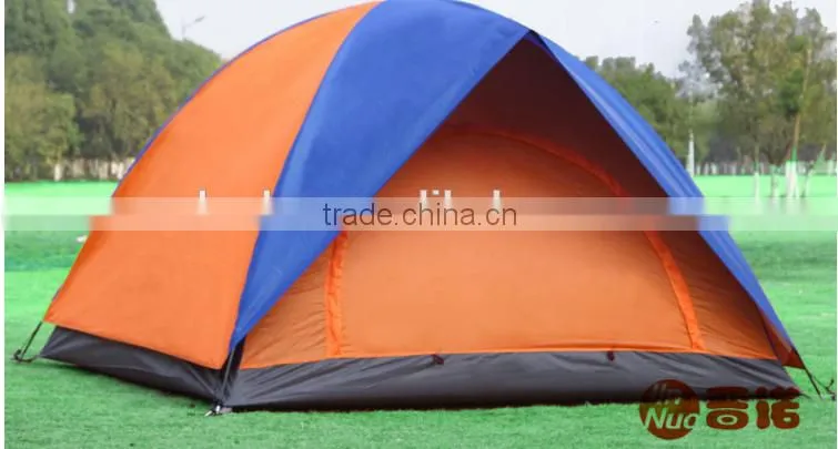 3 person double layers single door outdoor travelling tent